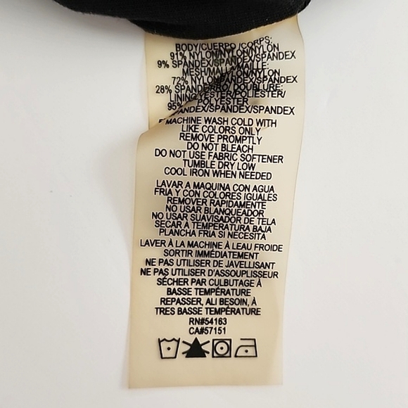 ⭐️3/ $30⭐️ Calvin Klein Quick Dry Sports Racerback Bra Black White Sz XL - Picture 8 of 11